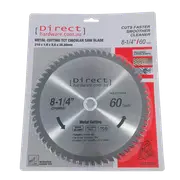 Circular Saw Blades - 210mm - 60T Teeth (METAL CUTTING)