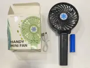 Handy Mini Portable Rechargeable Handheld Fan - Black