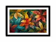 Bush Leaves Art Framed print