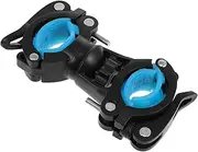 EXHUMKY Durable Flashlight Holder for Bike Shockproof Cycling Light Rack Easy to Install Skid Flashlight Support for Mountain Biking and