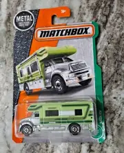 2016 Matchbox 82/125 Explorers MBX-RV Gray-Green w/Chrome Ringed Disc Spokes
