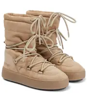 [Moon Boot] Moon Boot Light Low Icon Evolution suede boots UK 3.5 beige