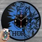 LED Vinyl Clock Thor Light Vinyl Record Wall Clock Decor Home 4884