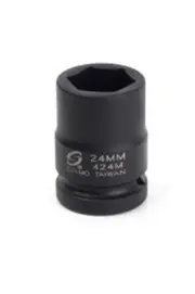 SUNEX 3/4 Dr. 24mm Impact Socket SUN424M
