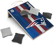 SOAR NFL Tabletop Cornhole Game and Bluetooth Speaker, New England Patriots, Team Color,