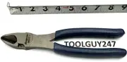 SNAP ON TOOLS POWER BLUE Soft Grip 8" High-Leverage Diagonal Cutter 388ACF MB