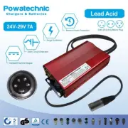 24V 7A 4-pin Lead Acid AGM Charger for Rascal, Mega Lite Liteway 8 Scooter only