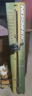 Vintage Johnson Tangle free Tf10 Rod And Reel Brand New Sealed
