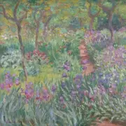 The Artist Garden in Giverny 1900, Claude Oscar Monet, Wall Art Print 14" x 11"