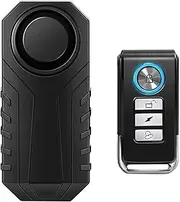 Meichoon Bike Alarm Wireless Anti-Theft Burglar Security Vibration Motion Sensor Waterproof with Remote Control for Bicycle Motorcycle Car Scooter Vehicles Door Window 113db Super Loud
