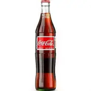 Coca-Cola Cane Sugar Mexican Soda Pop, 500 ml Big Glass Bottle Single