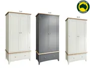 EMMETT (AUSSIE MADE) 2 DOOR / 1 DRAWER WARDROBE COLLECTION - RAW
