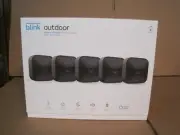 BLINK OUTDOOR WIRELESS BATTERY-POWERED HD 5-CAMERA SECURITY SYSTEM--NEW
