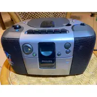 在飛比找蝦皮購物優惠-二手 PHILIPS 3合1手提音響 飛利浦CD手提音響/卡