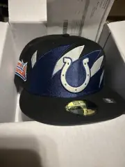 Indianapolis Colts New Era 59FIFTY Sharktooth Hat Club Fitted 7 1/4 NWT