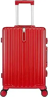 [sdneNest] Carry-on Suitcase Luggage Lightweight and Tough Cabin Suitcase Lightweight Carry-on Hand Luggage 4 Spinner Carry-on Suitcases Carry On Luggages, 28 inches, White (Rosso 22 inches)