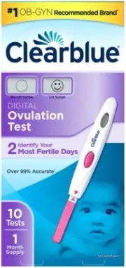 CLEARBLUE EASY OVULATION TEST DIGITAL 10 CT, Digital Ovulation Predictor Kit