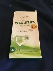 Avashine Wax Strips for Arms, Legs, Underarm Hair, Eyebrow, Bikini, 60 strips