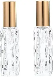 ULTECHNOVO 2Pcs Refillable Bitters Spray Bottle Elegant Glass Atomizer for Cocktails and Versatile Design for Home and Bar Use Easy Spraying for Freshness Preservation