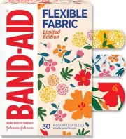 Band-Aid Brand Flexible Fabric Adhesive Bandages,Assorted Sizes, 30 ct