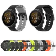 For Suunto 7/9/9 Baro/D5/Spartan Sport/Wrist HR 24MM Silicone Watch Band Strap