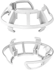 1 Pair Anti-Collision VR Controller Ring Bumper Frame Cover for Oculus Quest 2 Grip Handle Protective Accessories (Color : White)