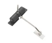 Spring Door Closer Pneumatic to Self-Closing, Hinge Adjustable Automatic Door Closer with Wheel -grey