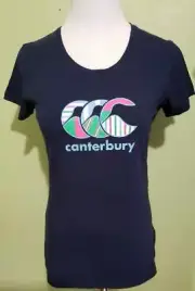 NEW WOMENS CANTERBURY UGLIES CCC SHIRT BLOUSE NAVY UGLY TEE 10