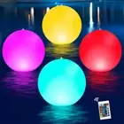 Floating Pool Light 16 Colors Inflatable Waterproof LED Glow Ball Light w/Remote