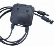 SUNCON PV JB4 SOLAR JUNCTION BOX w/CABLES & MC4 CONNECTORS *S52