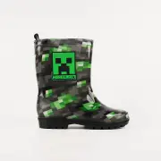 Minecraft Creeper Kids' Gumboots