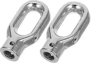 TEHAUX 2pcs Awning Ring Hooks: Rv Sunshade Hanger for Outdoor Canopy - Sunshade Ring Hooks - Heavy Duty Aluminum Alloy Hanger