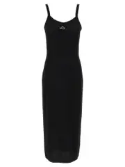 [T By Alexander Wang] T By Alexander Wang-Mesh Dress Abiti Nero-Donna XS Black