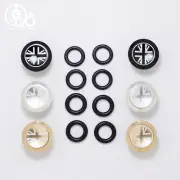 Aluminum Union Jack Handlebar End Plug for Brompton Bicycle
