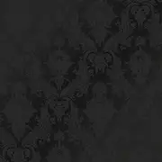 Tempaper Textured Black Damsel Removable Peel and Stick Damask Wallpaper, 20.5 in X 16.5 ft, Made in The USA