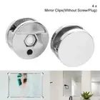 Glass Clamp Bathroom Mirror Clips Zinc Alloy Glass Clip Shelf Support Bracket AU