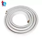 White Install Kit Fit For Mini Split Heat Pump Systems 16 Feet 1/4" - 1/2" Dia.