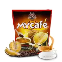 在飛比找蝦皮購物優惠-哈皮 馬來西亞白咖啡 咖啡樹檳城榴蓮味四閤一速溶咖啡600g