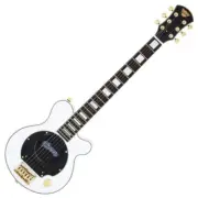 Pignose PGG-259 WH Mini Electric Guitar Black Built-in Amplifier with Soft Case