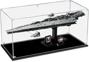 Acrylic Display Case for Lego 75356 Star Wars Executor Super Star Destroyer Figure Storage Box Dust Proof Glue Free