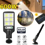 LED Solar Power Wall Light PIR Motion Sensor Outdoor Garden Security Street Lamp