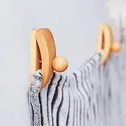 Tapestry Hangers, Wooden Quilt Hanger for Wall for Display, Blanket Hanger Clamps, Rug Hangers, Wooden Wall Clips for Hanging Carpet, Rug, Quilt, Tapestry