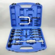 16pcs Set Blind Hole Collet Bearing Race and Seal Puller Extractor Kit, Blue