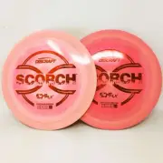 Set of (2) Discraft ESP FLX Swirl Scorch 173-4g Pink Discs FREE SHIPPING 1