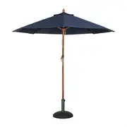 Bolero Round Outdoor Umbrella 3m Diameter Navy Blue PAS-GG497
