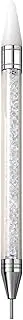 Taoluwin Diamond Nail Art Pen, Double Heads Point Drill, Self-Stick Wax Tip, Diamond Painting Pen with Protective Cap for Rhinestones Gems, Reusable Drill Tool