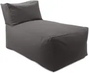 James Allan HEOF35145 Sensibility Pouf Lounge Cover - Cover Only - Charcoal
