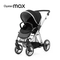 在飛比找PChome24h購物優惠-OYSTER MAX 雙子星嬰幼兒手推車-經典黑