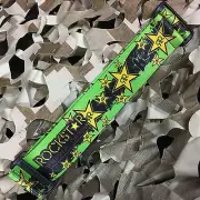 NEW KM Paintball Universal Mask Goggle Strap - Rockstar Edition - Lime/Black