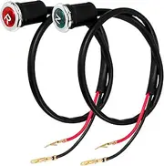 Alipis 1Pair Motorcycle Indicator Light Gear Shifter LED Indicator for Off Road Motorcycles High Visibility Neutral Light Easy Installation for Upgrading Vehicle